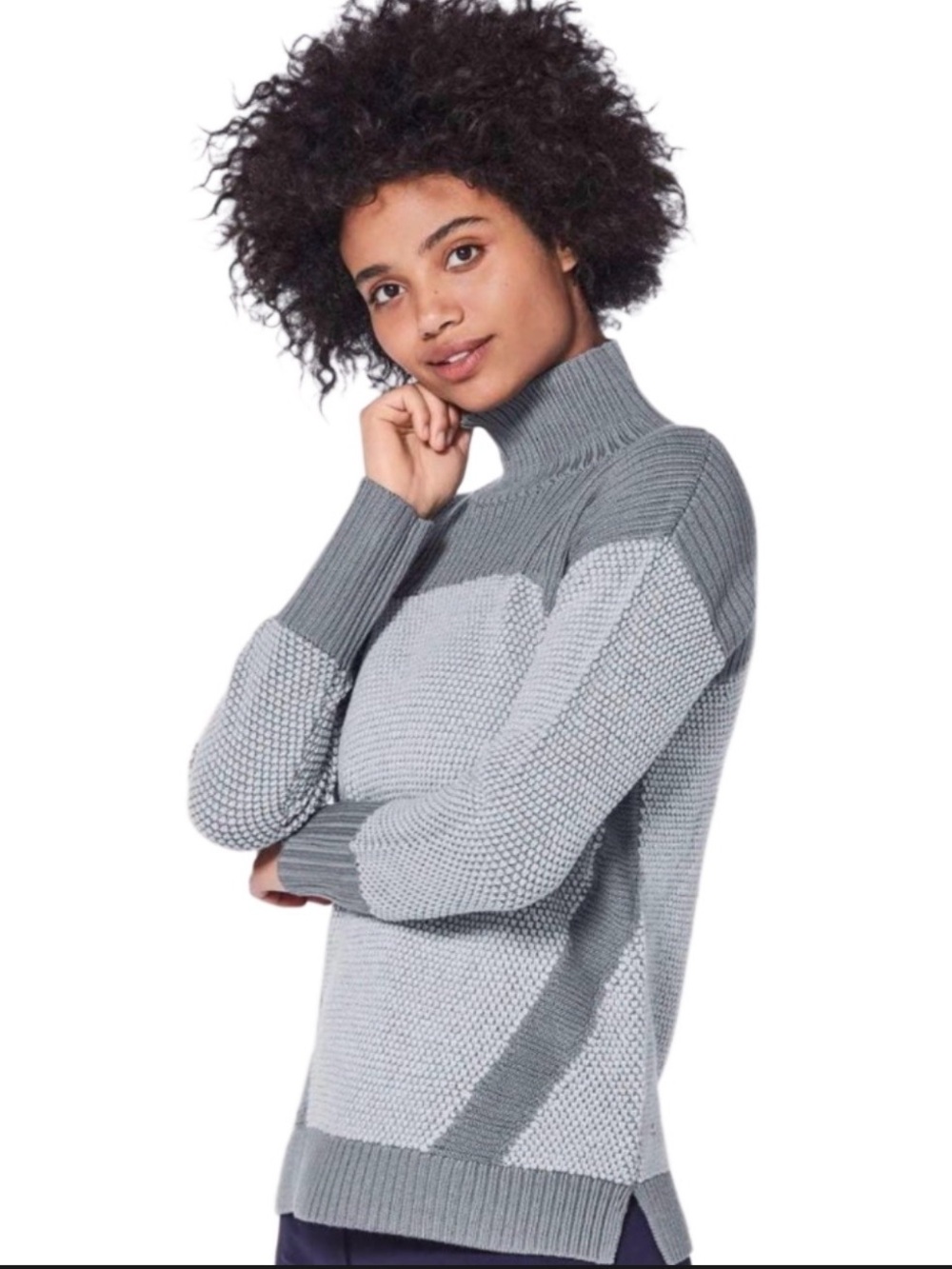 LULULEMON Warm & Restore Sweater Magnet Grey/Starlight (Merino Wool) - Size 8